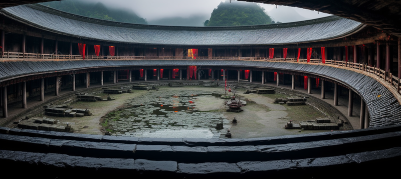 老式古老的土楼建筑物实拍摄影图,高清,摄影图,摄影图片,图片大全,摄影图免费下载